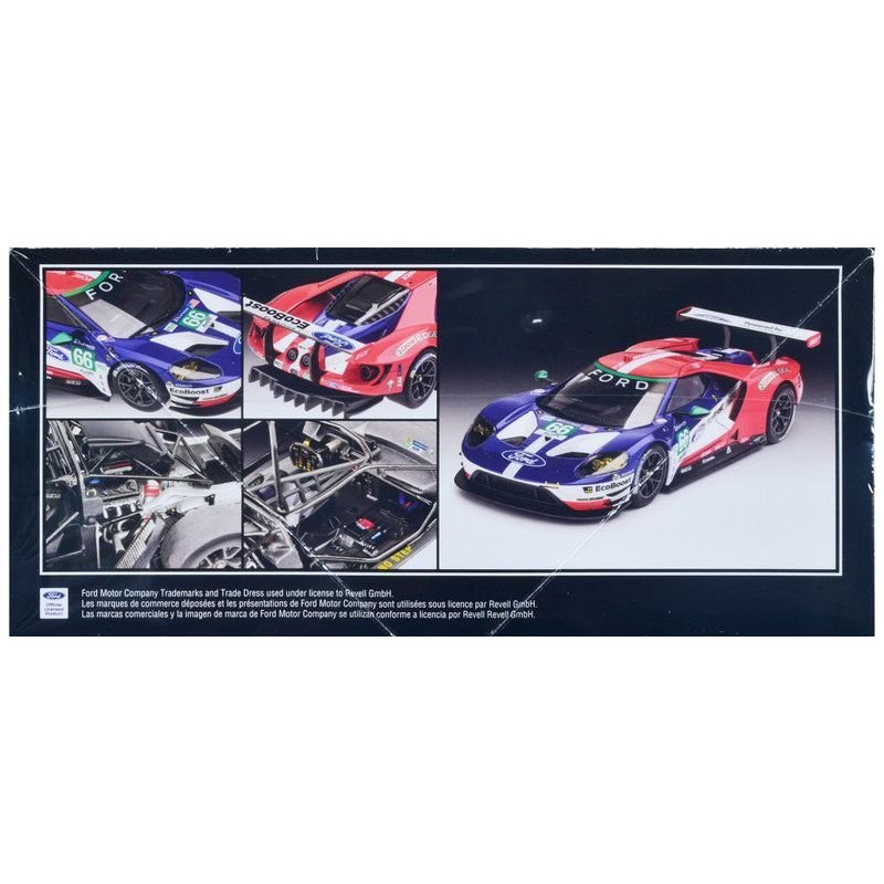 Level 4 Model Kit Ford GT "24 Hours of Le Mans" (2017) 1/24 Scale Model by Revell-Revell-ModelCars.com