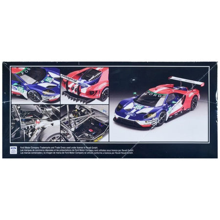 Level 4 Model Kit Ford GT "24 Hours of Le Mans" (2017) 1/24 Scale Model by Revell-Revell-ModelCars.com