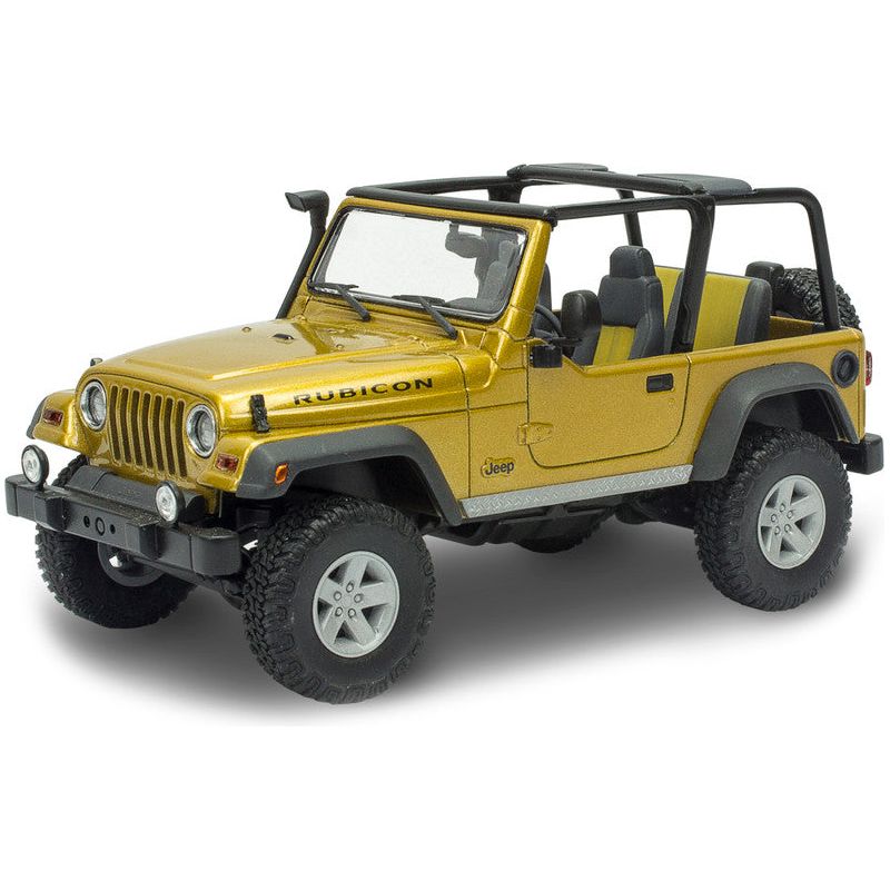 Level 4 Model Kit Jeep Wrangler Rubicon 1/25 Scale Model by Revell-Revell-ModelCars.com