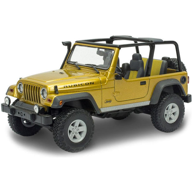 Level 4 Model Kit Jeep Wrangler Rubicon 1/25 Scale Model by Revell-Revell-ModelCars.com