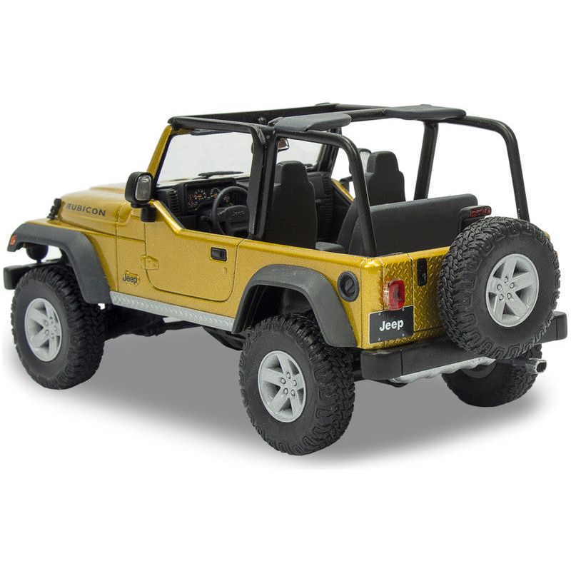Level 4 Model Kit Jeep Wrangler Rubicon 1/25 Scale Model by Revell-Revell-ModelCars.com