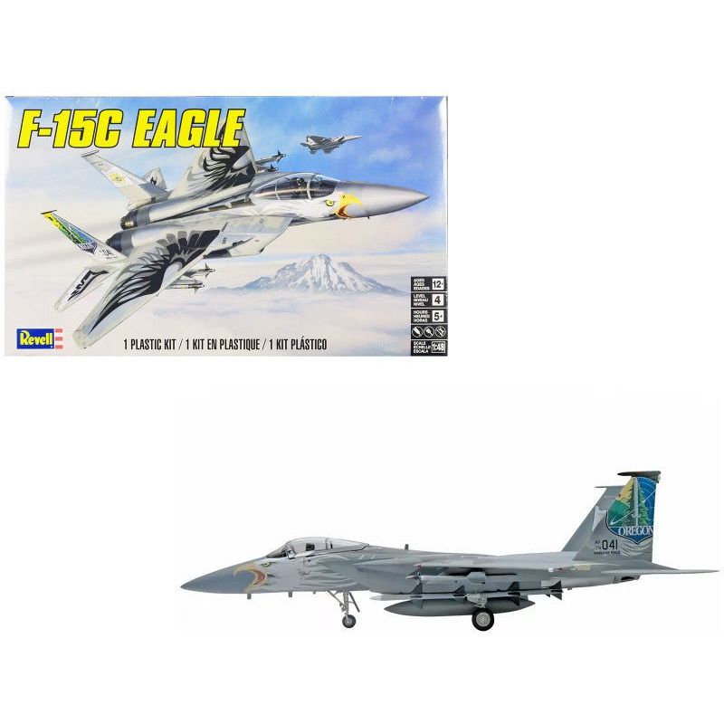 Level 4 Model Kit McDonnell Douglas F - 15C Eagle Fighter Aircraft 1/48 Scale Model by Revell - Revell - ModelCars.com