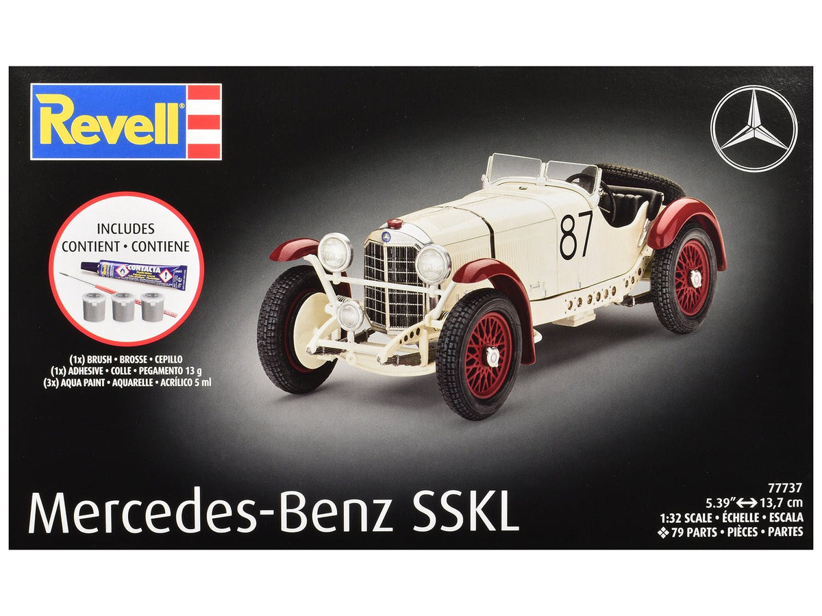 Level 4 Model Kit Mercedes-Benz SSKL All-Included Kit 1/32 Scale Model by Revell-Revell-ModelCars.com