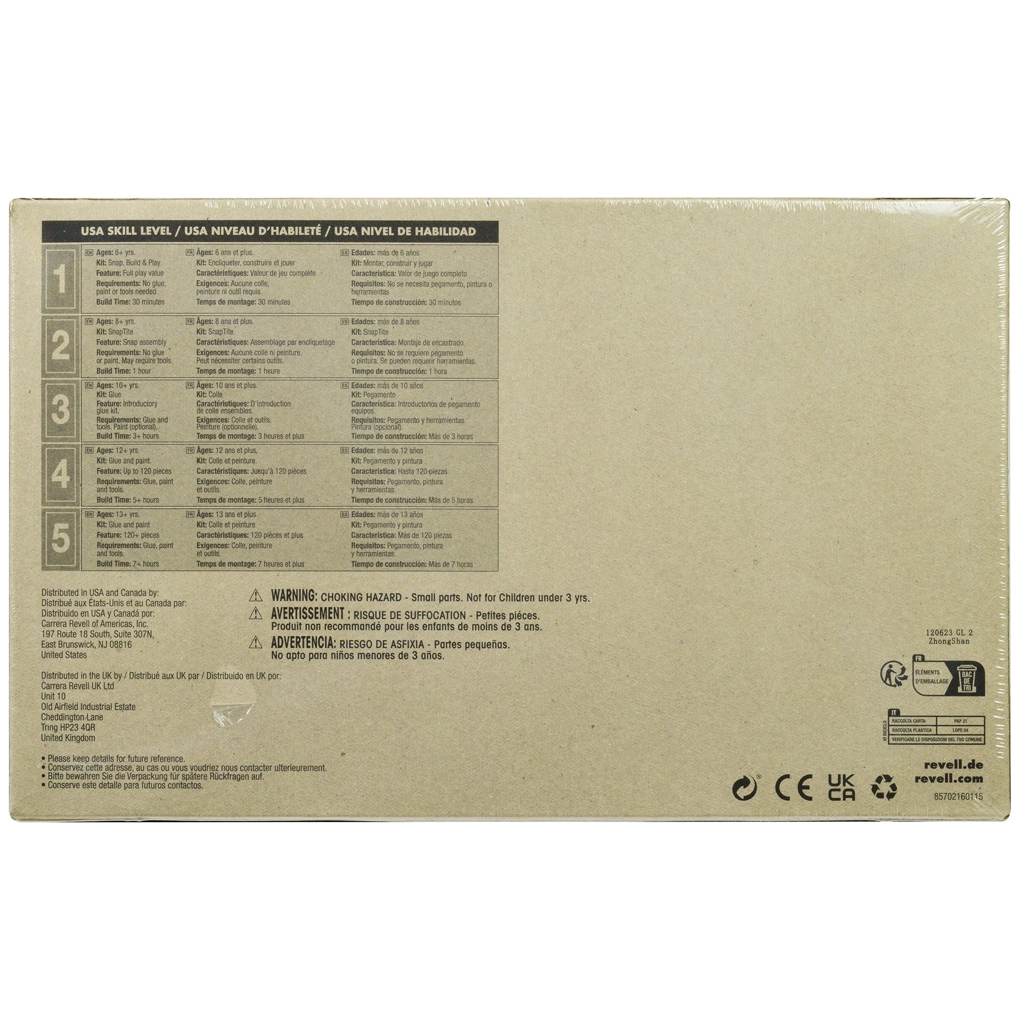 Level 4 Model Kit Messerschmitt Bf 109G - 10 Fighter Aircraft "Germany's Famous World War II Fighter" 1/48 Scale Model by Revell - Revell - ModelCars.com