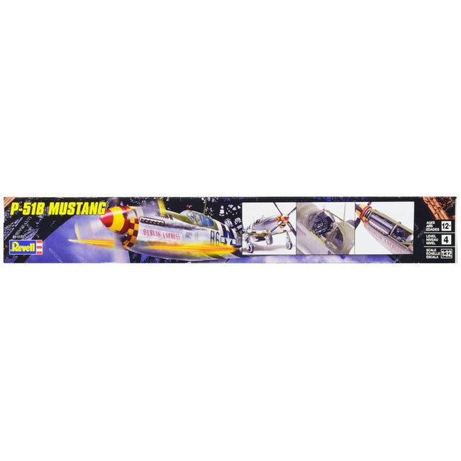 Level 4 Model Kit North American P - 51B Mustang Fighter Aircraft 1/32 Scale Model by Revell - Revell - ModelCars.com