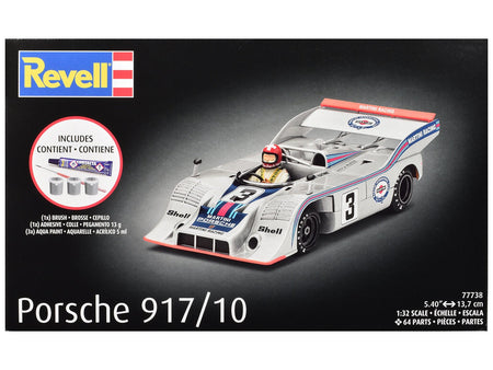 Level 4 Model Kit Porsche 917/10 All-Included Kit 1/32 Scale Model by Revell-Revell-ModelCars.com