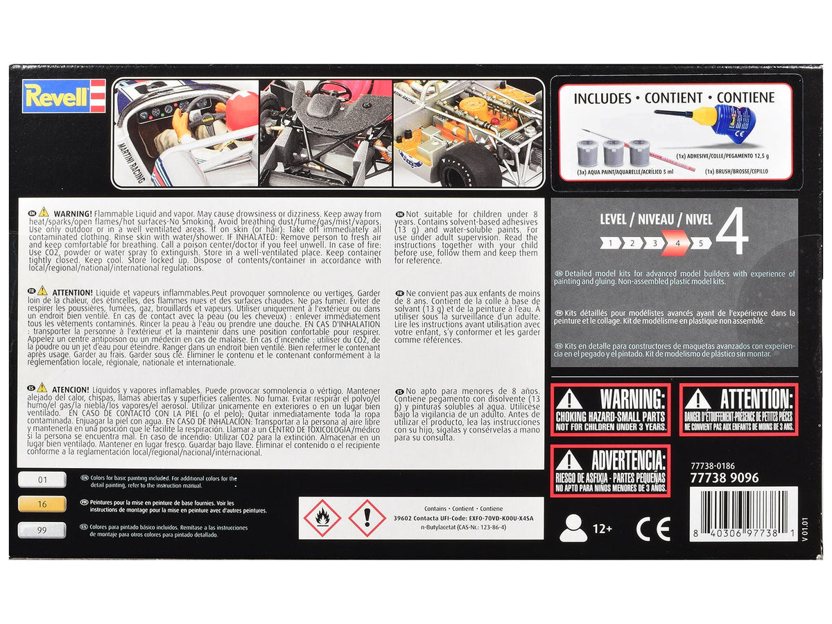 Level 4 Model Kit Porsche 917/10 All-Included Kit 1/32 Scale Model by Revell-Revell-ModelCars.com