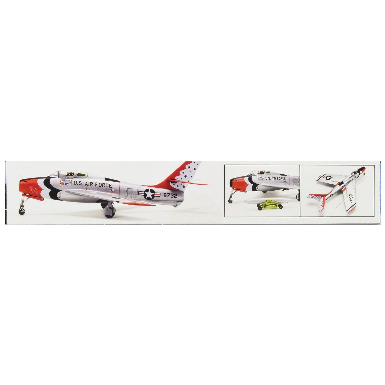 Level 4 Model Kit Republic F - 84F Thunderstreak Aircraft "US Air Force Thunderbirds" "Monogram" Series 1/48 Scale Model by Revell - Revell - ModelCars.com