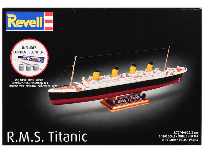 Level 4 Model Kit R.M.S. Titanic All-Included Kit 1/1200 Scale Model by Revell-Revell-ModelCars.com