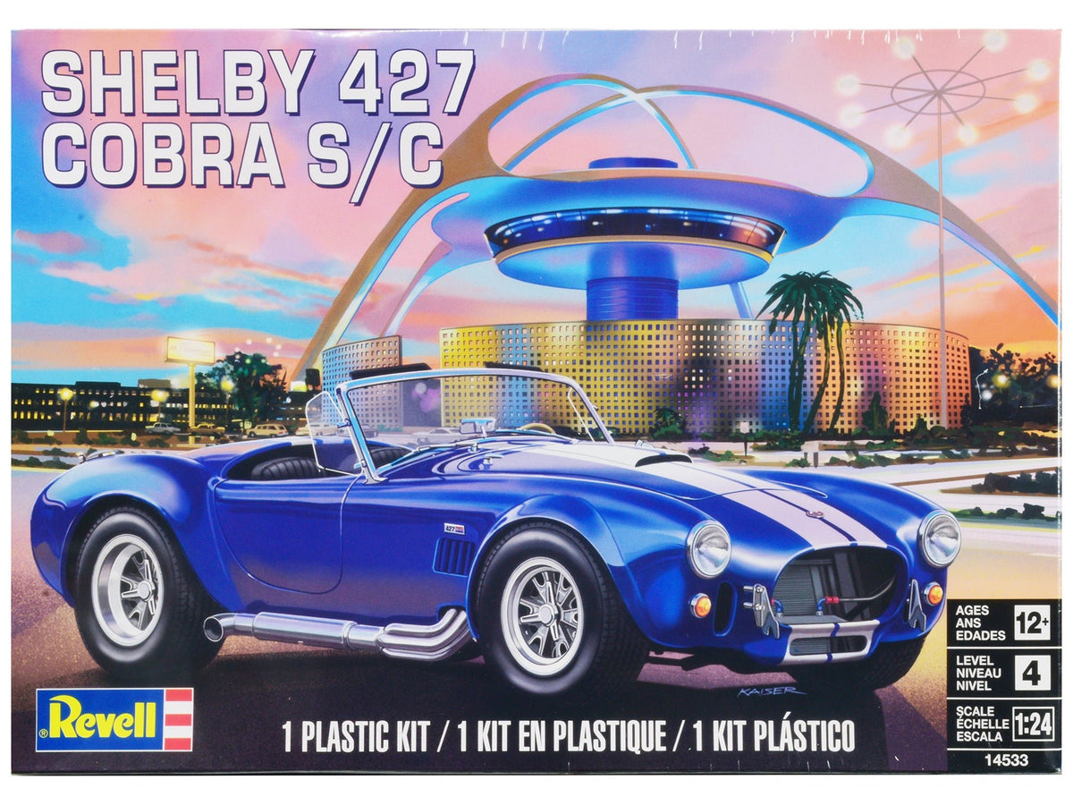 Level 4 Model Kit Shelby Cobra 427 S/C 1/24 Scale Model by Revell-Revell-ModelCars.com