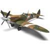 Level 4 Model Kit Supermarine Spitfire Mk.VIII Fighter Aircraft with 3 Scheme Options 1/24 Plastic Model Kit by Airfix-Airfix-ModelCars.com