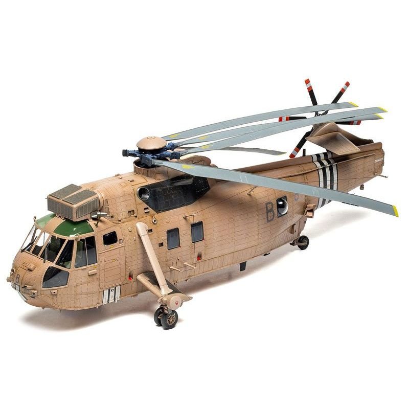 Level 4 Model Kit Westland Sea King HC.4 Helicopter with 4 Scheme Options 1/48 Plastic Model Kit by Airfix-Airfix-ModelCars.com