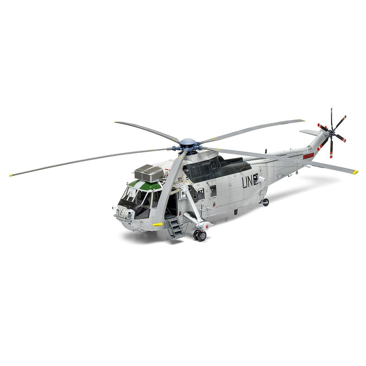 Level 4 Model Kit Westland Sea King HC.4 Helicopter with 4 Scheme Options 1/48 Plastic Model Kit by Airfix-Airfix-ModelCars.com