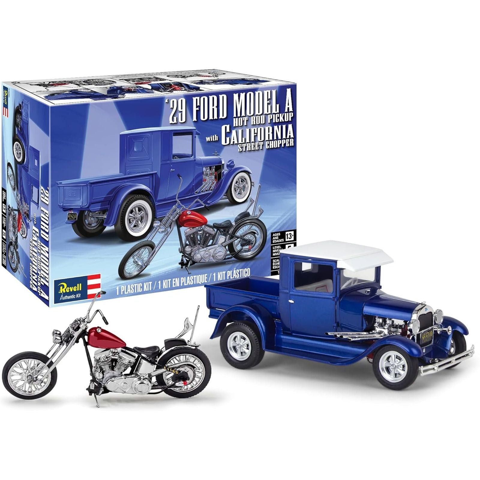Level 5 Model Kit 1929 Ford Model A Hot Rod Pickup and California