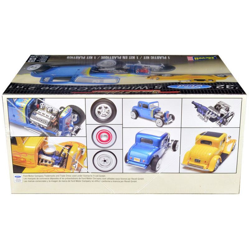 Level 5 Model Kit 1932 Ford 5-Window Coupe 2-in-1 Kit 1/25 Scale Model by Revell-Revell-ModelCars.com