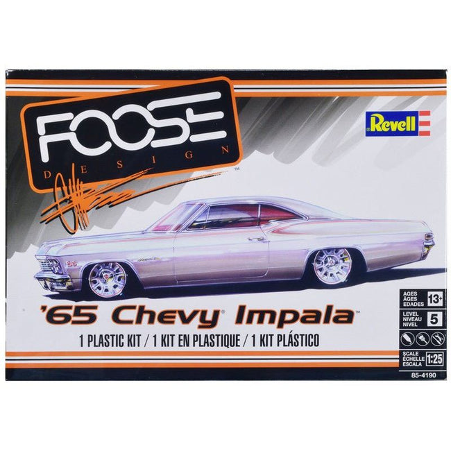 Level 5 Model Kit 1965 Chevrolet Impala "Foose Designed" 1/25 Scale Model by Revell-Revell-ModelCars.com
