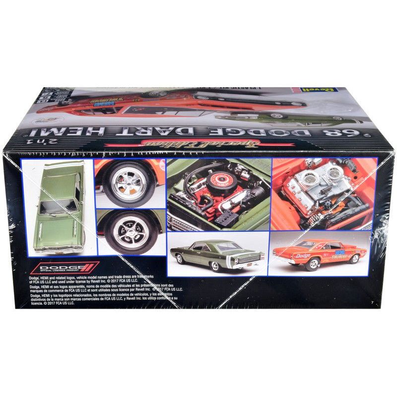 Level 5 Model Kit 1968 Dodge Dart HEMI 2-in-1 Kit 1/25 Scale Model by Revell-Revell-ModelCars.com