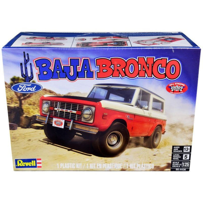 Level 5 Model Kit Ford Baja Bronco "Bill Stroppe and Associates" 1/25 Scale Model by Revell - Revell - ModelCars.com