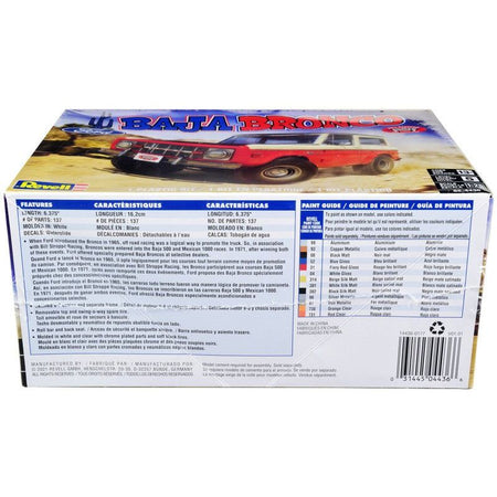 Level 5 Model Kit Ford Baja Bronco "Bill Stroppe and Associates" 1/25 Scale Model by Revell-Revell-ModelCars.com
