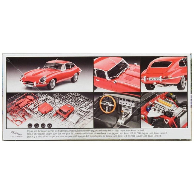 Level 5 Model Kit Jaguar XK-E (E-Type) 1/24 Scale Model by Revell-Revell-ModelCars.com