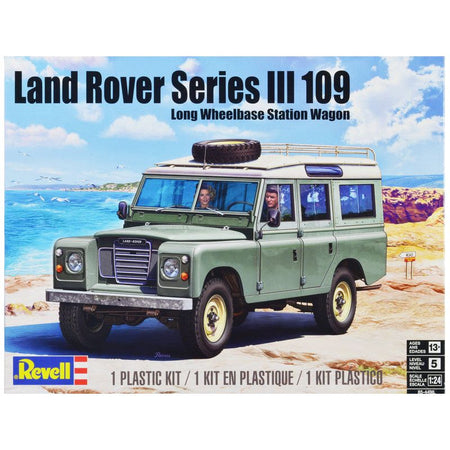 Level 5 Model Kit Land Rover Series III 109 Long Wheelbase Station Wagon 1/24 Scale Model by Revell - Revell - ModelCars.com