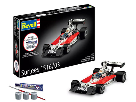 Level 5 Model Kit Surtees TS16/03 All-Included Kit 1/32 Scale Model by Revell-Revell-ModelCars.com