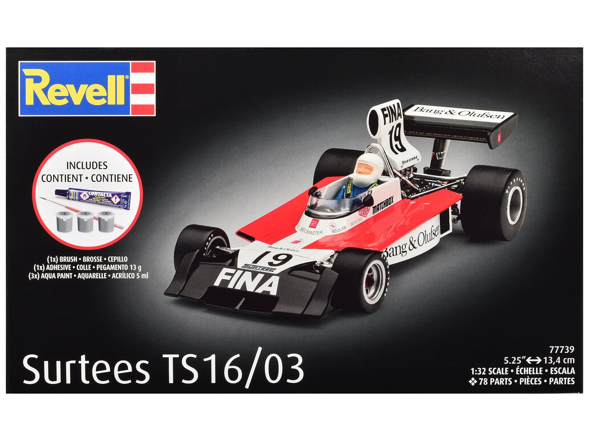 Level 5 Model Kit Surtees TS16/03 All-Included Kit 1/32 Scale Model by Revell-Revell-ModelCars.com