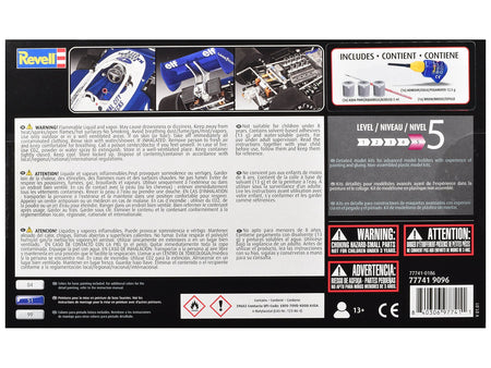 Level 5 Model Kit Tyrrell P34/2 All-Included Kit 1/32 Scale Model by Revell-Revell-ModelCars.com