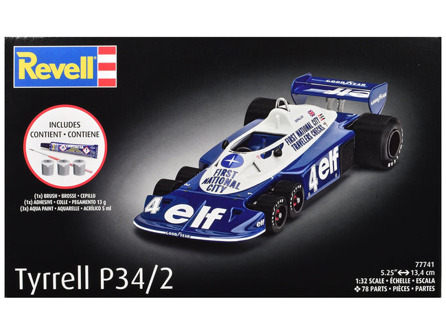 Level 5 Model Kit Tyrrell P34/2 All-Included Kit 1/32 Scale Model by Revell-Revell-ModelCars.com