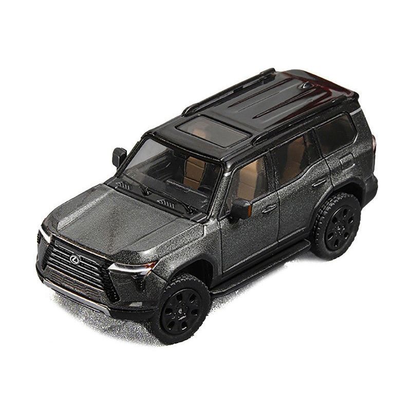 Lexus GX550 Gray Metallic with Black Top 1/64 Diecast Model Car by GCD - GCD - ModelCars.com