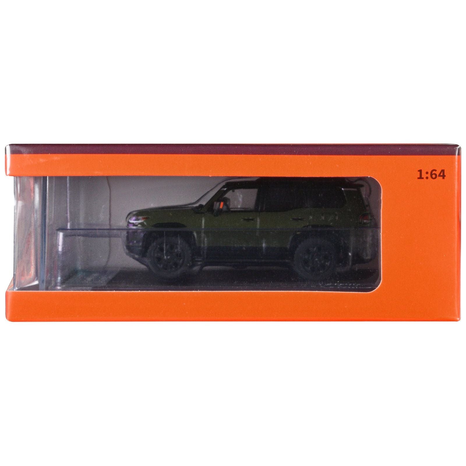 Lexus GX550 Green with Black Top 1/64 Diecast Model Car by GCD