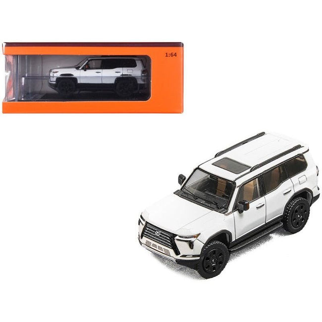 Lexus GX550 White 1/64 Diecast Model Car by GCD-GCD-ModelCars.com
