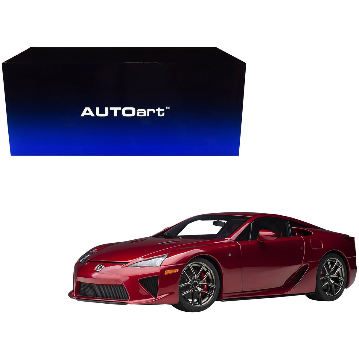 Lexus LFA Pearl Red Metallic 1/18 Model Car by Autoart - Autoart - ModelCars.com