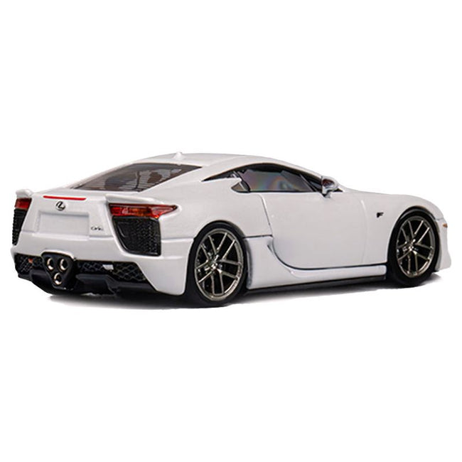 Lexus LFA RHD (Right Hand Drive) Pearl White Metallic 1/64 Diecast Model Car by CM Models-CM Models-ModelCars.com