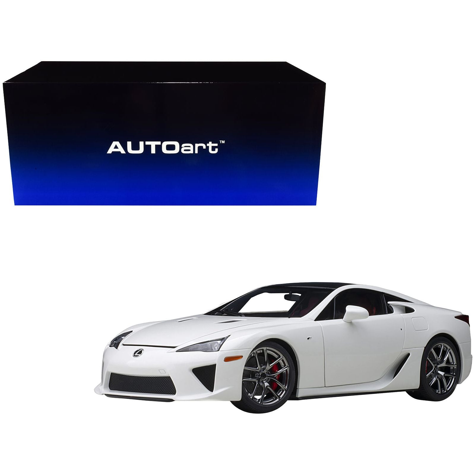 Lexus LFA Whitest White with Carbon Top 1/18 Model Car by Autoart - Autoart - ModelCars.com