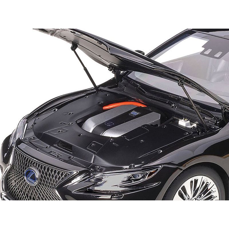 Lexus LS 500h Black with Black Interior 1/18 Model Car by Autoart - Autoart - ModelCars.com