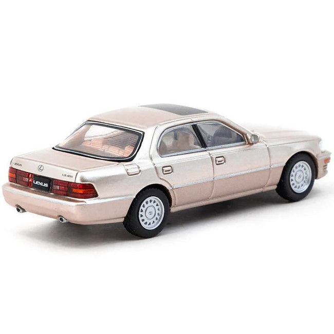 Lexus LS400 (UCF10) RHD (Right Hand Drive) Champagne Beige Metallic "Global64" Series 1/64 Diecast Model by Tarmac Works-Tarmac Works-ModelCars.com