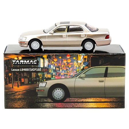 Lexus LS400 (UCF10) RHD (Right Hand Drive) Champagne Beige Metallic "Global64" Series 1/64 Diecast Model by Tarmac Works - Tarmac Works - ModelCars.com