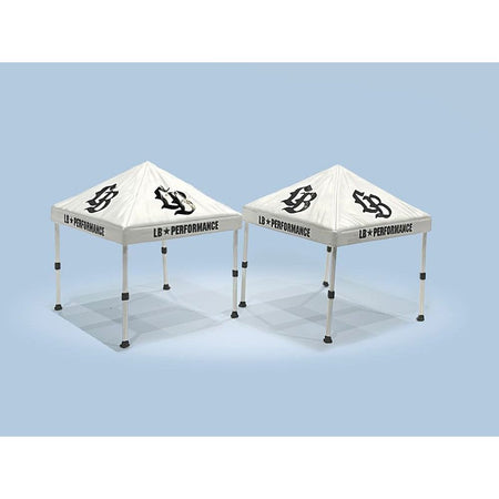 "Liberty Walk" Canopy 2 Piece Set White Limited Edition for 1/64 Scale Models by American Diorama-American Diorama-ModelCars.com