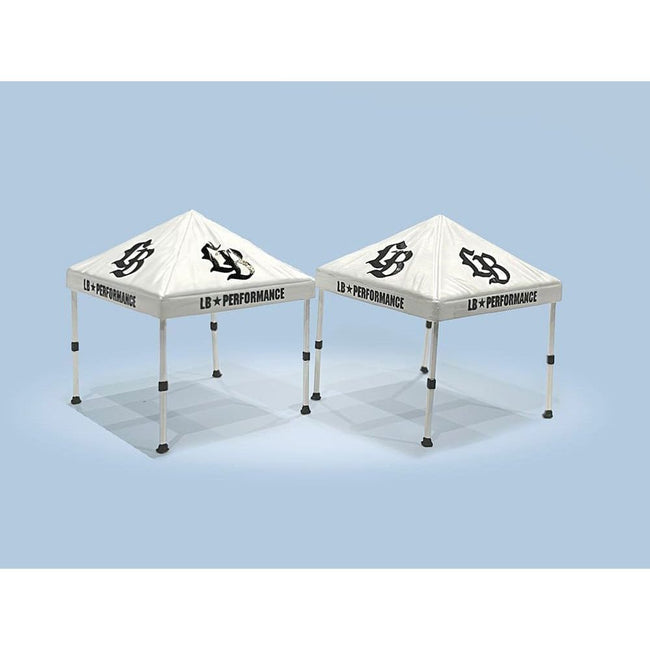 "Liberty Walk" Canopy 2 Piece Set White Limited Edition for 1/64 Scale Models by American Diorama-American Diorama-ModelCars.com