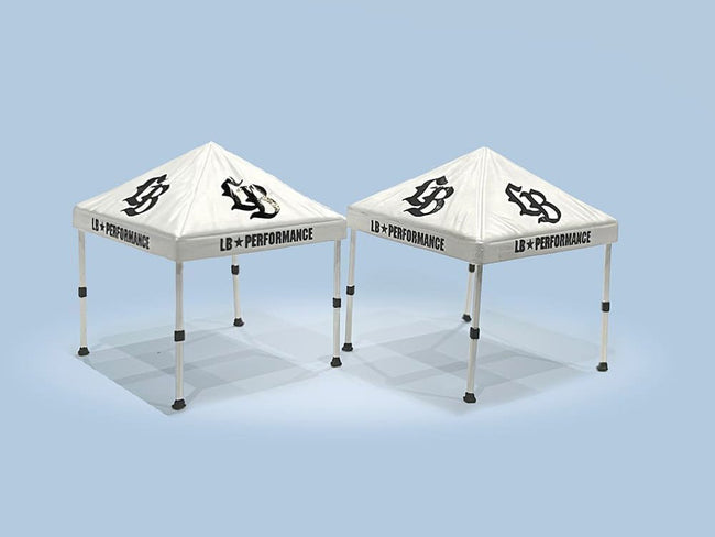 "Liberty Walk" Canopy 2 Piece Set White Limited Edition for 1/64 Scale Models by American Diorama-American Diorama-ModelCars.com