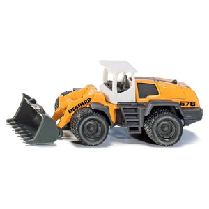 Liebherr 576 Wheel Loader Yellow with White Top Diecast Model by Siku