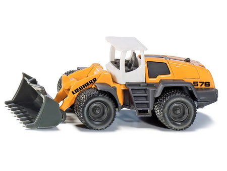 Liebherr 576 Wheel Loader Yellow with White Top Diecast Model by Siku-SIKU-ModelCars.com