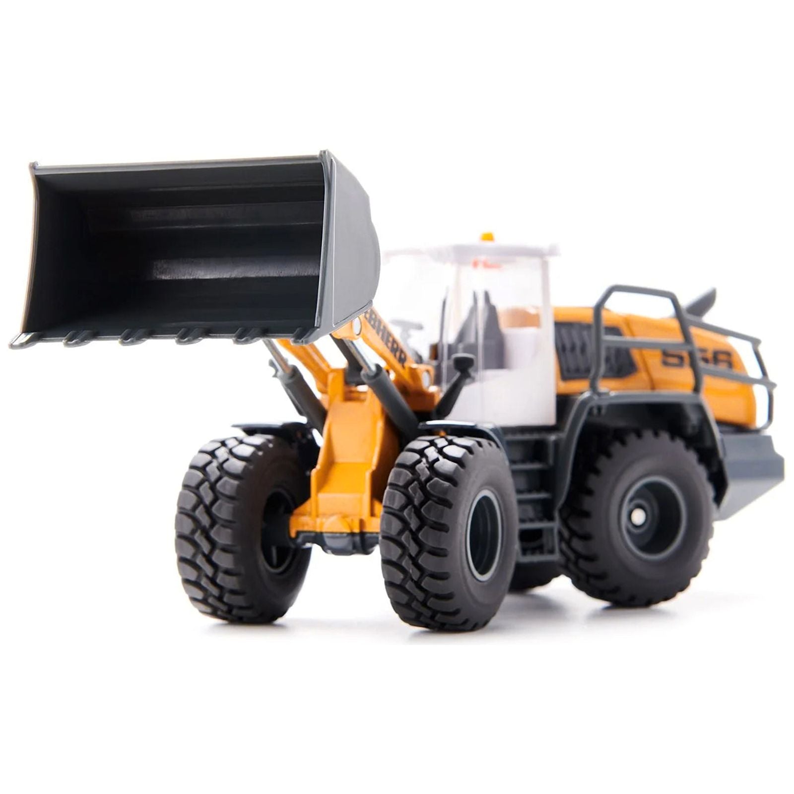 Liebherr L556 Wheel Loader Yellow with White Cabin 1/50 Diecast Model by Siku - SIKU - ModelCars.com
