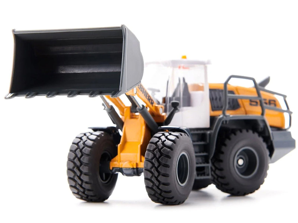 Liebherr L556 Wheel Loader Yellow with White Cabin 1/50 Diecast Model by Siku-SIKU-ModelCars.com