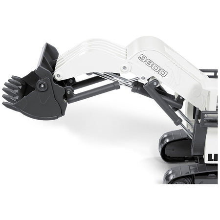 Liebherr R9800 Mining Excavator White and Gray 1/87 (HO) Diecast Model by Siku - SIKU - ModelCars.com