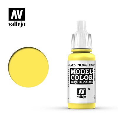 LIGHT YELLOW MATTE 17ML - Vallejo - ModelCars.com