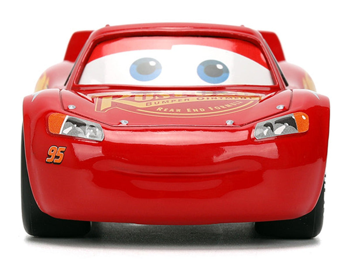 Lightning McQueen #95 Red "Cars" (2006) Movie "Hollywood Rides" Series 1/32 Diecast Model Car by Jada-Jada-ModelCars.com
