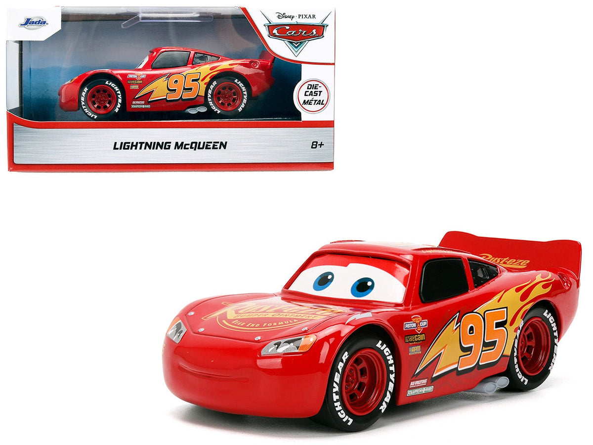 Lightning McQueen #95 Red "Cars" (2006) Movie "Hollywood Rides" Series 1/32 Diecast Model Car by Jada-Jada-ModelCars.com