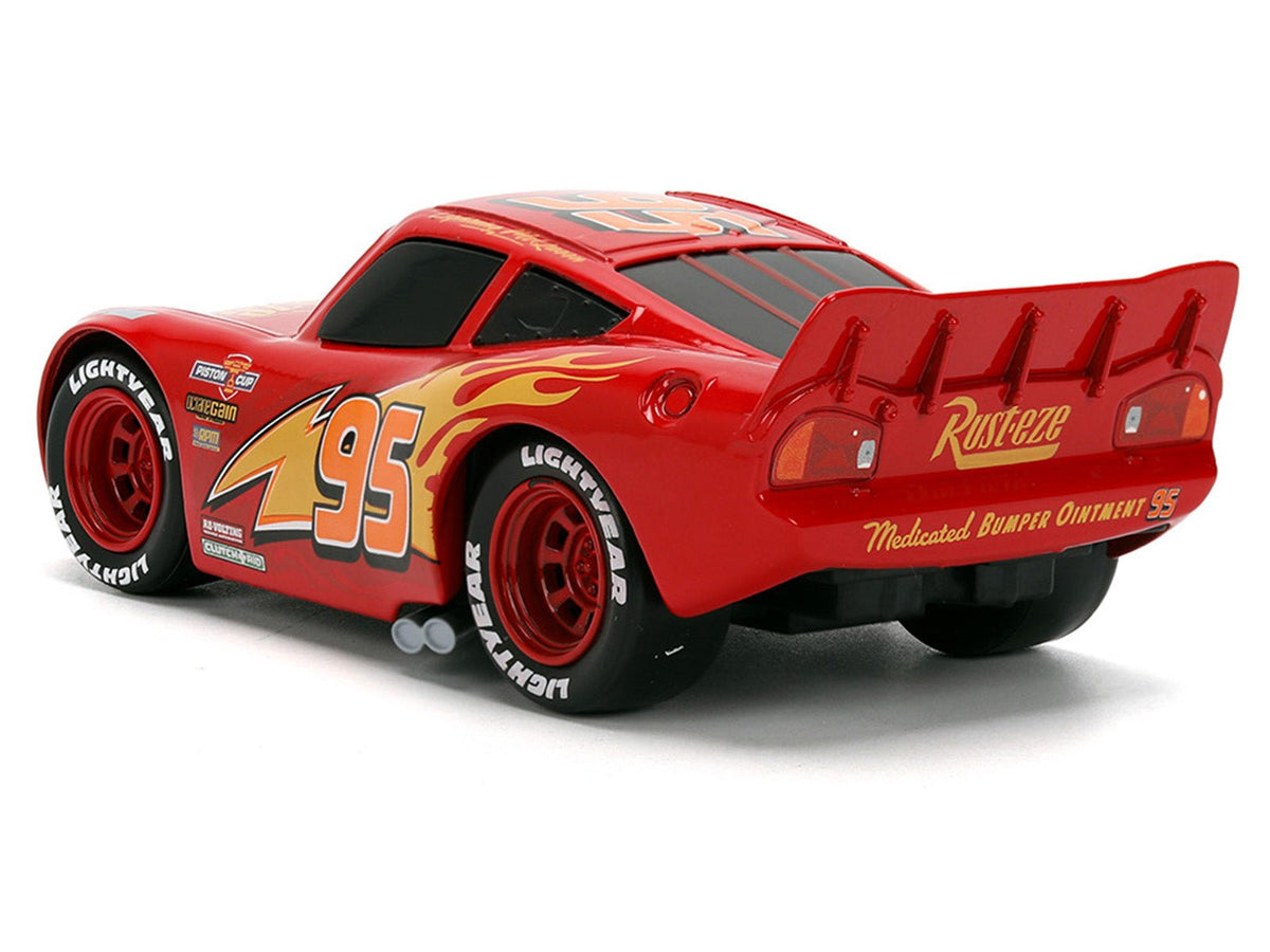 Lightning McQueen #95 Red "Cars" (2006) Movie "Hollywood Rides" Series 1/32 Diecast Model Car by Jada-Jada-ModelCars.com